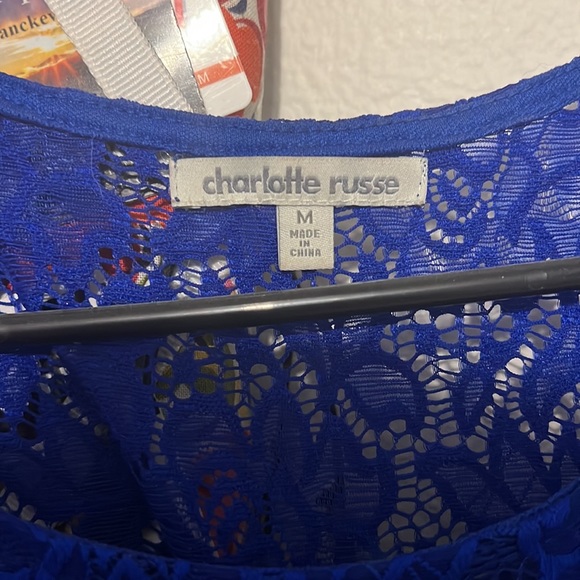 Charlotte rouse blue dress size medium - Picture 3 of 3